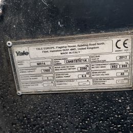 Yale MR 14 AC * Schubmaststapler