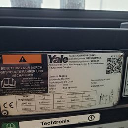 Yale GDP 35 VX Dieselstapler gebraucht Yale GDP 35 VX * Dieselstapler