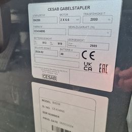 Cesab B420II 4-Rad Elektrostapler gebraucht Cesab B420II * 4-Rad Elektrostapler