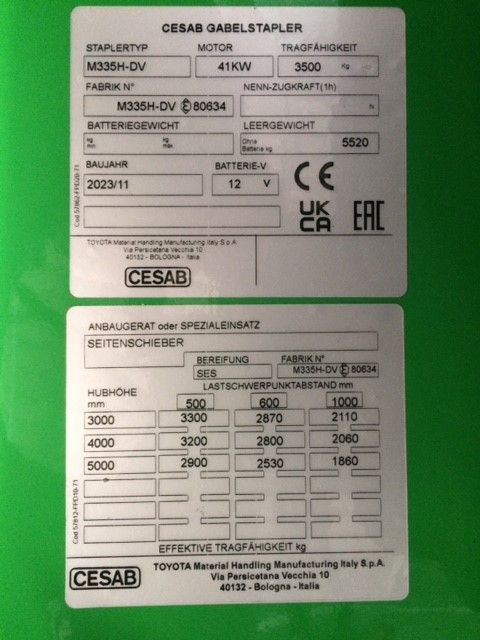 Cesab M 335 H-DV Dieselstapler gebraucht Cesab M 335 H-DV * Dieselstapler