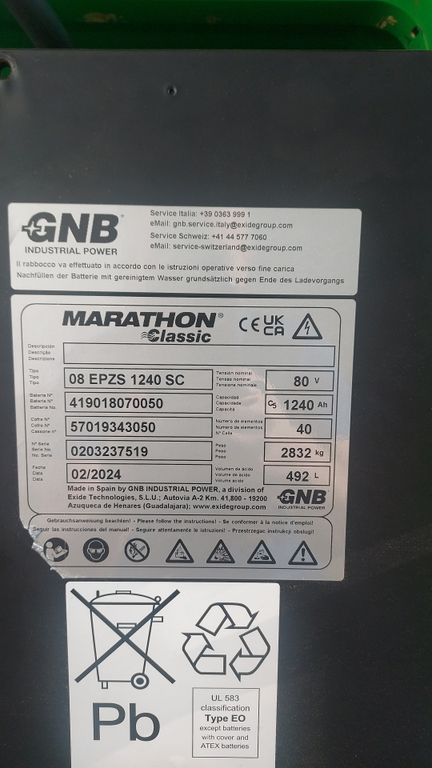 Cesab B860II 4-Rad Elektrostapler gebraucht Cesab B860II * 4-Rad Elektrostapler